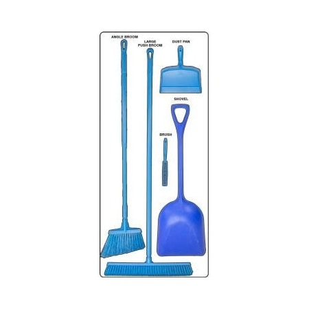 Accuform DRY ZONE STOREBOARDS ULTRA PSB712WTBU PSB712WTBU